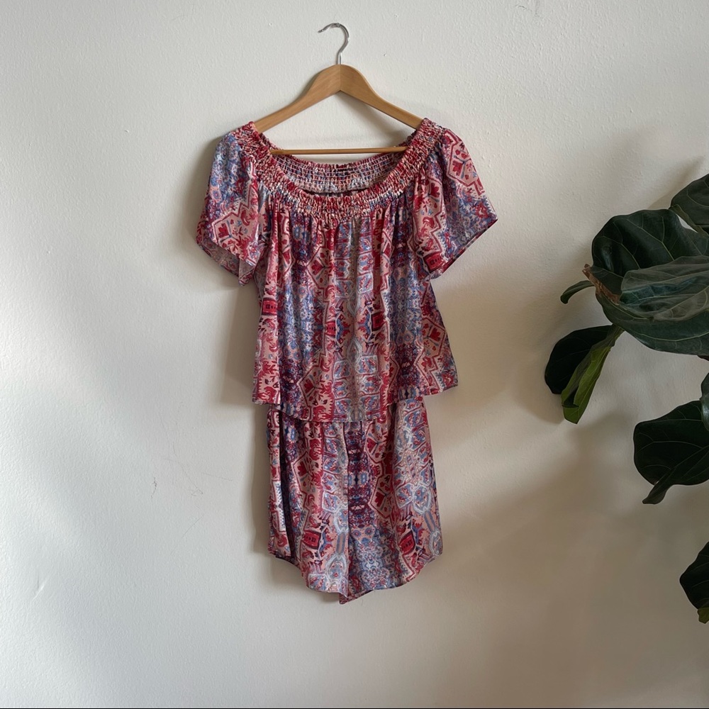 Parker off the shoulder romper